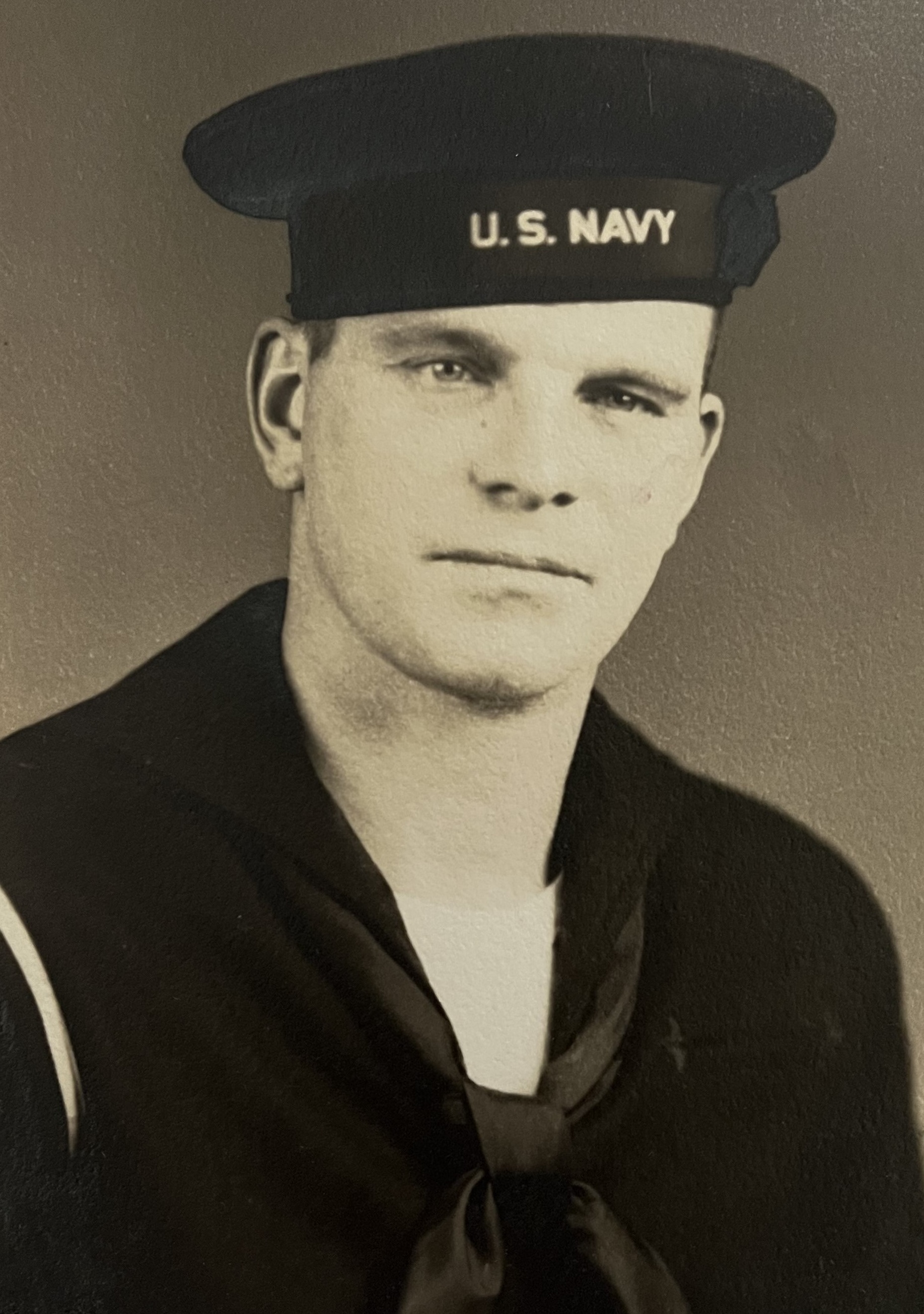 Carl A. Smith in U.S. Navy uniform